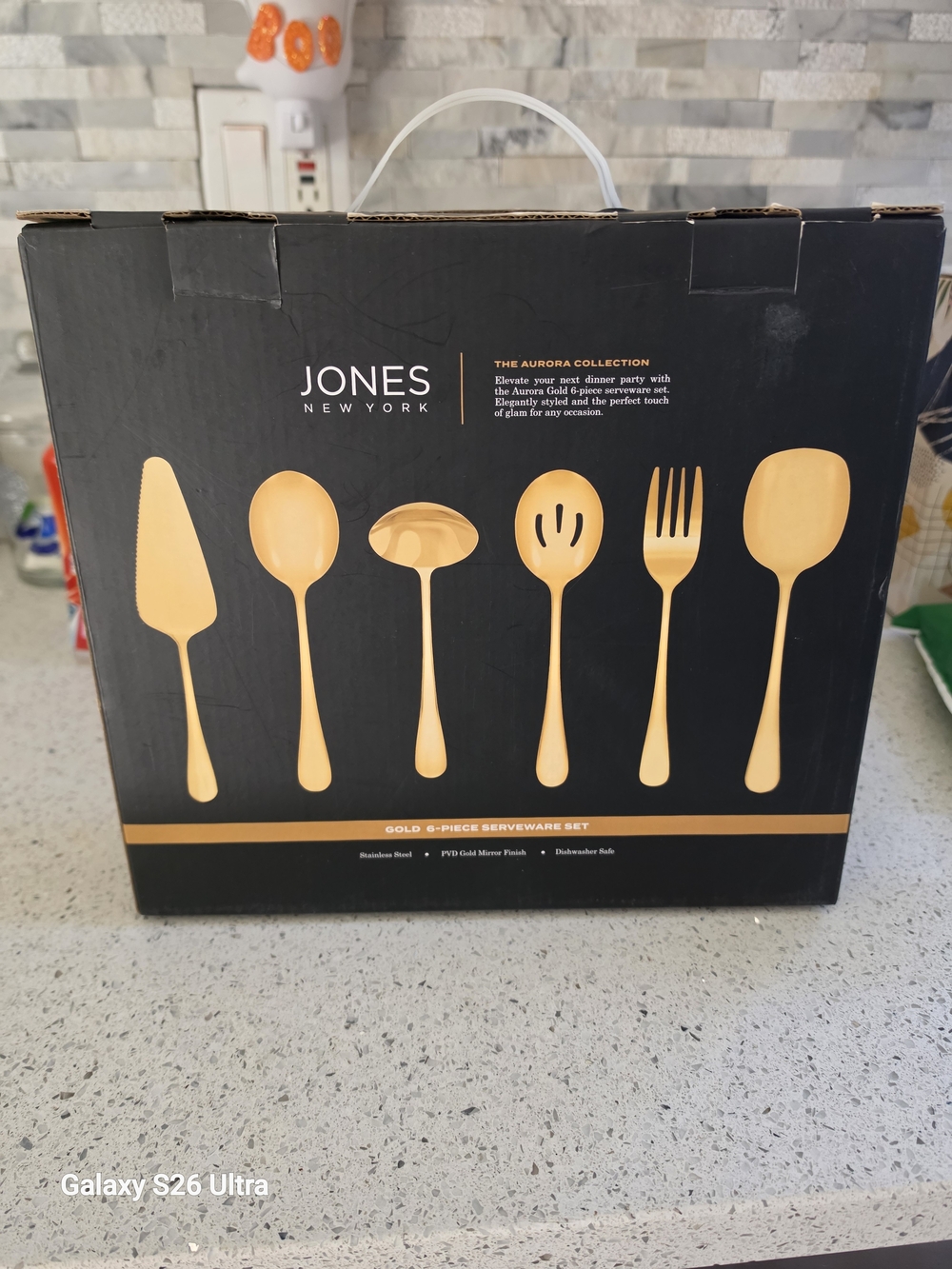 Jones New York Gold 6-Piece Serveware Set